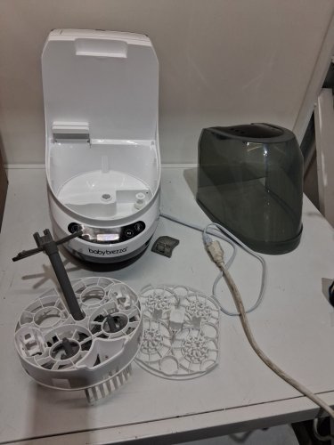 BABY BREZZA BOTTLE WASHER PRO - BABY BOTTLE WASHER, STERILIZER, AND DRYER, ALL IN ONE MACHINE CLEANS BOTTLES, PUMP PARTS & SIPPY CUPS (MODEL: BRZ0103) image 3