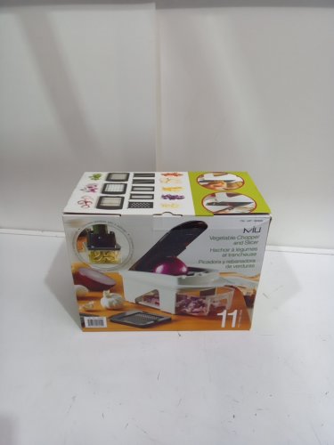 11PC MIU Vegetable Chopper - WHITE (MODEL:1968698) image 2