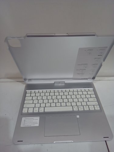 360-degree swivel keyboard case is designed - for the iPad Pro 3/4 generation - silver image 4