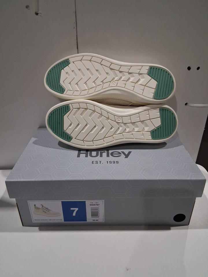WOMEN'S HURLEY SLIP ON SHOES - SIZE 7 - BEIGE/MULTICOLOR - (STYLE: 5566707) image 3