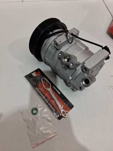 A-PREMIUM automotive Air Conditioning (A/C) compressor assembly with belt pulley and clutch mechanism (MODEL: ACC58334-c2) image 4