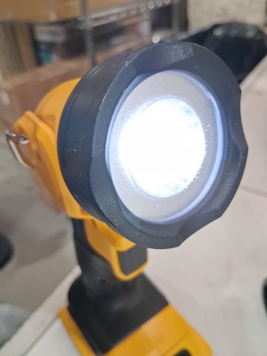 DEWALT MAX CORDLESS LED WORK LIGHT/Flashlight *TOOL ONLY* - 20v - YELLOW (MODEL: DCL040) image 4