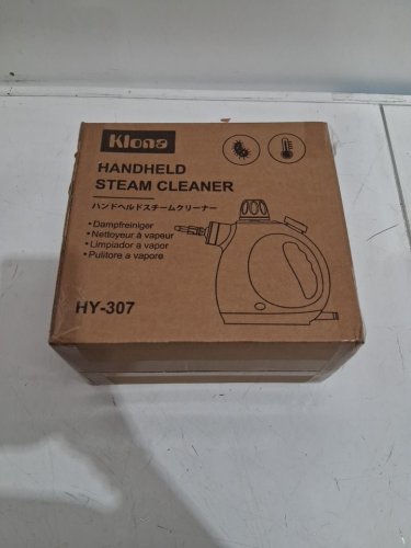 10PC KLONA MULTI PURPOSE HANDHELD STEAM CLEANER WITH ACCESSORIES - WHITE (MODEL: HY-307) image 2