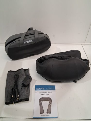 RENPHO Shiatsu Neck AND BACK Massager with Carrying Bag - Electric Deep Tissue 3D Kneading Massager - bLACK - (mODEL: RP-SNM067) image 2