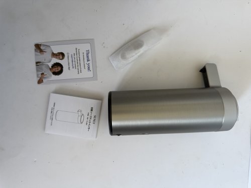 SUNLY AUTOMATIC TOUCHLESS SOAP DISPENSER - STAINLESS STEeL - (MODEL: X12-LQ-02) image 3