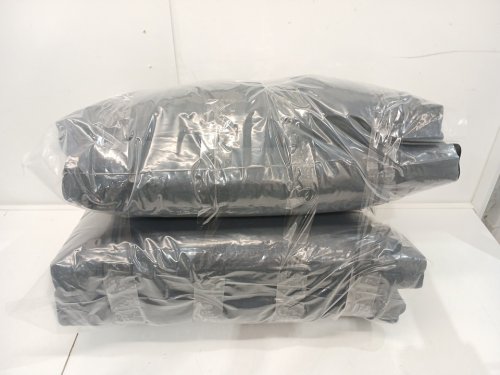 4PK Patio Lumbar Pillows - 22" x 13" - Black image 2