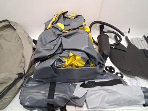 INTEX EXPLORER K2 2-PERSON INFLATABLE KAYAK SET WITH ALUMINUM OARS & PUMP - YELLOW (MODEL: 68307EP) image 6