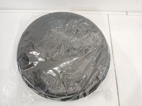 3PK GRESPRIS Plant Saucer Trays - 18" - Black image 2