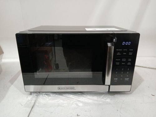 BLACK+DECKER 5-in-1 Microwave Oven with Air Fry, Bake, Roast and Convection Cooking - 0.9CU.FT - BLACK/SILVER (MODEL: ES9P032NA-CA) image 5