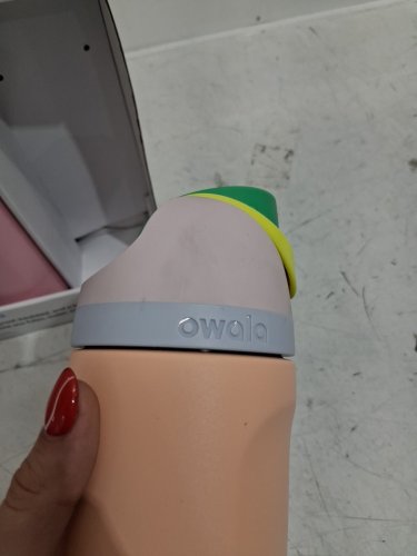 2pk OWALA STAINLESS STEEL WATER BOTTLES - 24OZ - PINK/PEACH (MODEL: 1965314) image 4