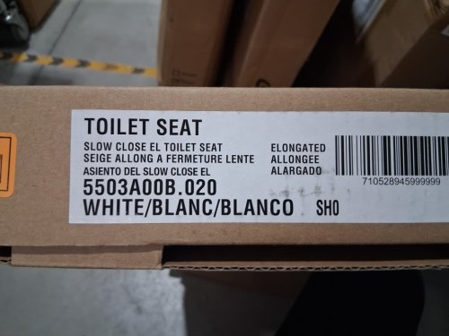 AMERICAN STANDARD ELONGATED SLOW-CLOSE TOILET SEAT - 16.5" x 13" - WHITE (MODEL: 5503A00B.020) image 6
