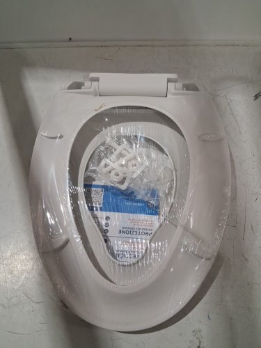 GARVEE ELONGATED TOILET SEAT WITH BUILT-IN TODDLER SEAT - 19" - ELONGATED - WHITE (MODEL: PHO_0VP6OQUI) image 3