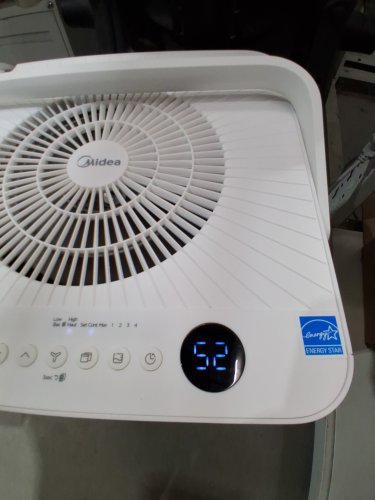 Midea cube smart wifi dehumidifier, compatible with alexa - 50 pint - 4,500 sq. ft - white (model: mad50s1qwt-A) image 10