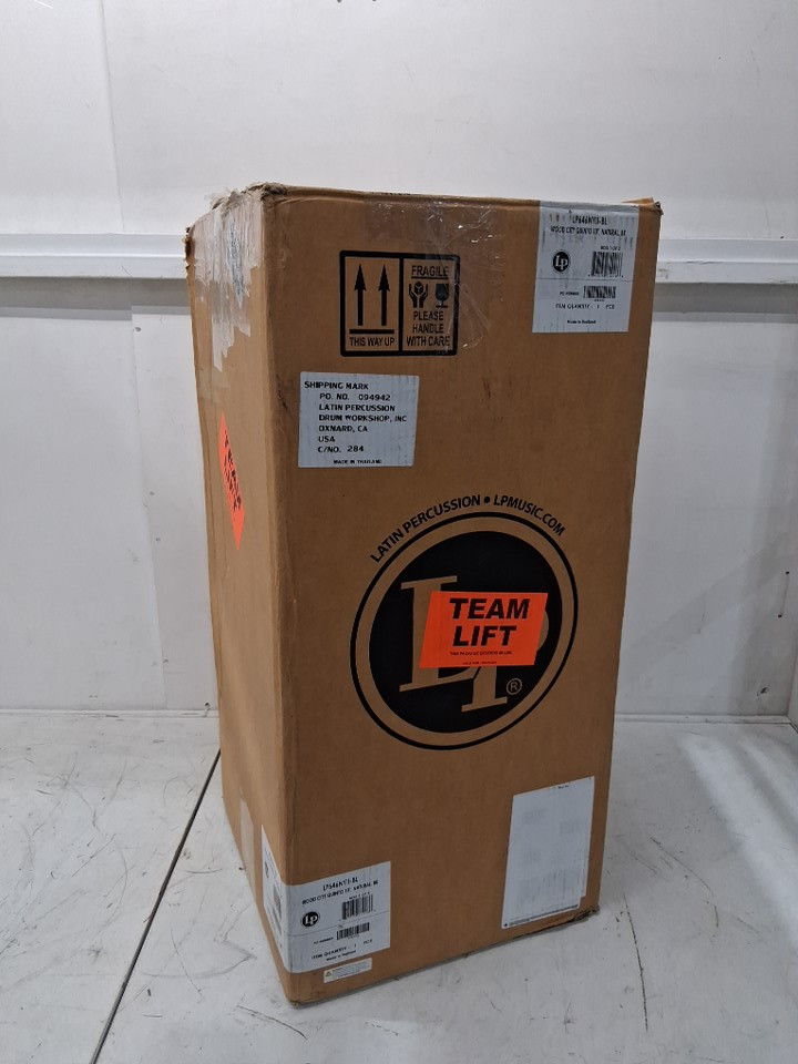 *2 boxes* 2pc LP NATURAL WOOD CITY CONGA drums WITH STAND - 11" - blue (MODEL: LP646NYII-BL) image 13