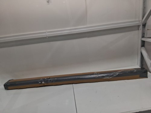 hosmile heavy duty curtain rod - 48" - 84" - matte black image 4