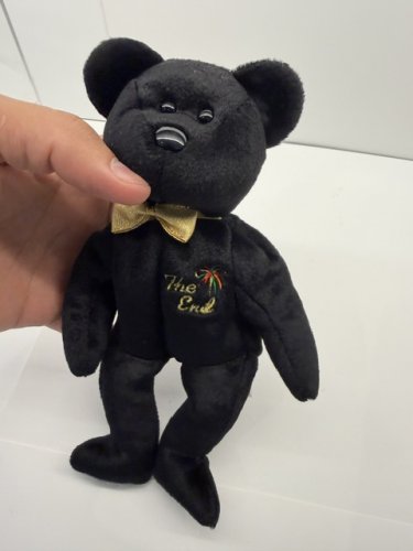 Ty Beanie Baby Y2K "The End" PLUSH BEAR - 1999 image 3