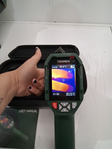 Tesmen handheld live tracking thermal imaging camera - 240x240px display - green (model: tka-6000) image 6