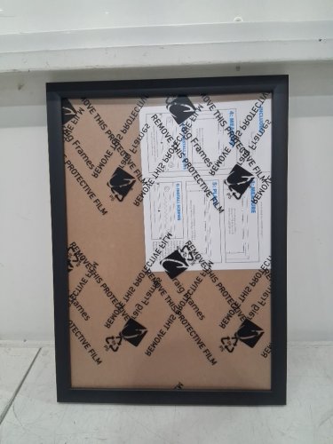 Plexiglass Picture Frame - 21.5" x 15.5" - Black image 2