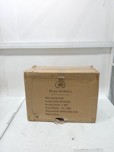 PURE GARDEN OUTDOOR PLASTIC RAILING PLANTER, 20.75" X 15.25" X 8" - GREY (MODEL: 50-LG1462) image 2