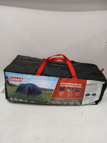 COLEMAN 8-PERSON modified dome full fly CAMPING TENT - 9FT x 12FT x 6FT - blue (MODEL: 1985281) image 3