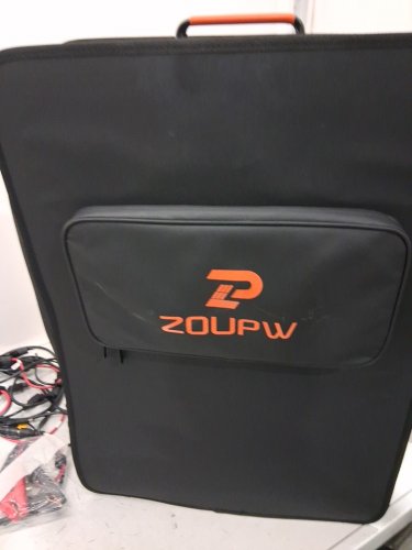 ZOUPW 200W Portable Solar Panel - Tempered Glass - Heavy-Duty Foldable Mono Solar Charger for Jackery Explorer 1000 v2 = ECO FLOW DELTA - IP67 WATERPROOF image 6