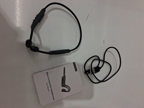 IFECCO Bone Conduction Bluetooth Wireless Headphones with Microphone - black (Model : x7) image 2