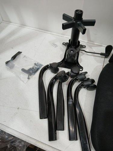 TRALT Ergonomic Office Chair with Adjustable Headrest Lumbar Support Computer Chair - 330lbs capacity - black (model:YX001-3) image 6