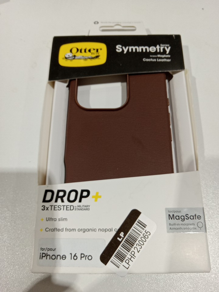 OtterBox Symmetry Series Cactus Leather iPhone 16 PRO FOR MagSafe - BROWN image 2