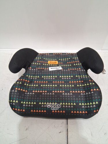 Cosco Kids Topside Lightweight Backless Belt-Positioning Booster Car Seat - 40-100LB MAX - diamond daze/BLACK/TRIANGLES (MODEL: 22976C-EJQ) image 2