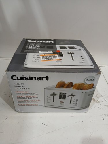 Cuisinart 4 Slice Digital Toaster with Memory Set Feature - 7 Shade Settings and 7 Bread Types - Stainless Steel (MODEL: CPT-740C) image 2