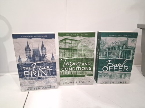 (paperback) 3pc dreamland billionaires complete series (the fine print, terms and conditions, final offer) by lauren asher image 2