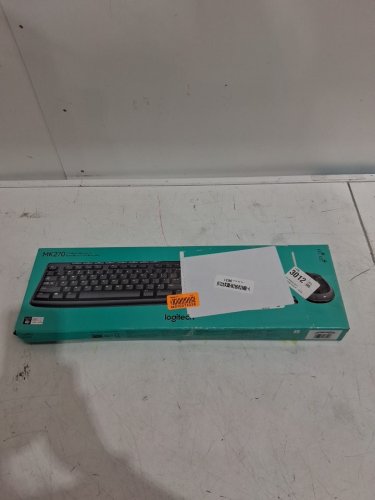 Logitech Wireless Keyboard and Mouse Combo - 2.4 GHz Wireless - Black (Model: MK270) image 2