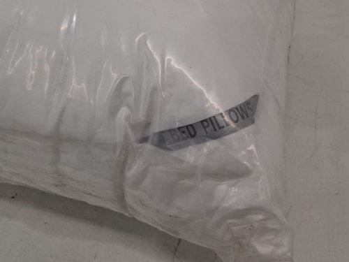 2pk super soft bed pillows - 24" x 16" - white image 4
