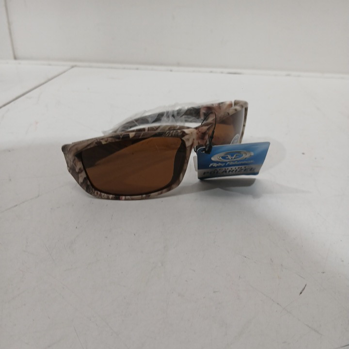 flying fisherman Buchanan Polarized Sunglasses - one size - camo frames/amber lenses -  (model:7719ca) image 2