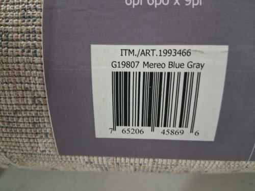 gertmenian divina area rug - 6ft 6" x 9ft - mereo blue gray (model:1993466) image 3