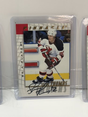 6 ASSTD SIGNED 1998 PINNACLE BE A PLAYER NHL HOCKEY CARDS image 6