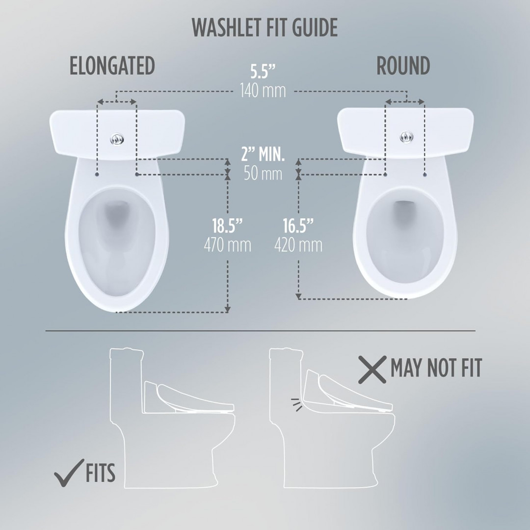 TOTO WASHLET S2 Electronic elongated Bidet Toilet Seat with Instant Water Heating, heated seat, night light & side control - cotton white (model: sw3346#01) image 3