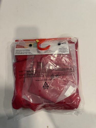 2PC MEN'S RUBIES DEVIL COSTUME - LARGE (36-38) - RED (STYLE: DEVIL / DIABLE) image 3