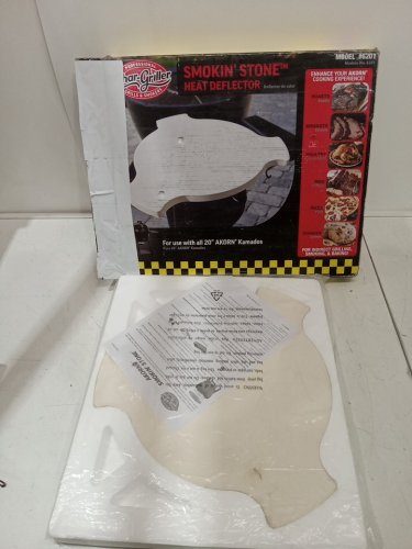Char-Griller Smokin' Stone for all AKORN Kamados - Up to 1200*F - White (Model:6201) image 2