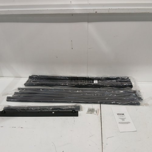 VEVOR room Divider Single Panel Fabric Room Screen - 71.5"x71.3"x19.7" - black - (model: pfdmfghs01) image 3