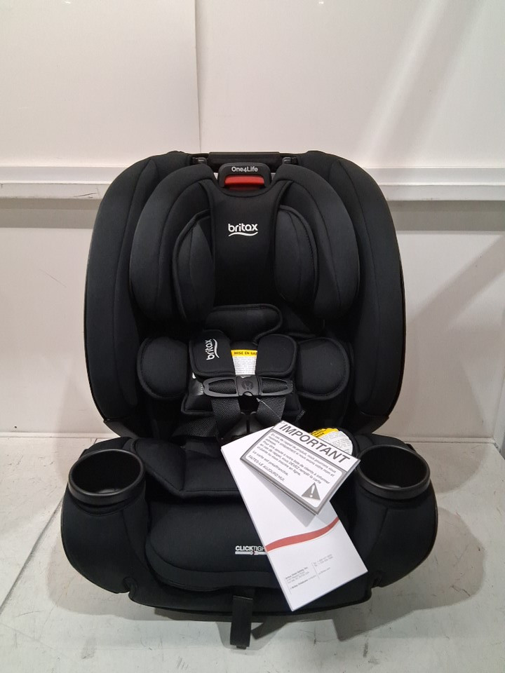 Britax One4Life ClickTight All‑in‑One Convertible Car Seat with Rear‑Facing High‑Back Booster, ClickTight Installation, SafeCell Steel Frame, 15‑Position Harness, Machine‑Washable Cover - BLACK (MODEL: E1C923S ) image 3