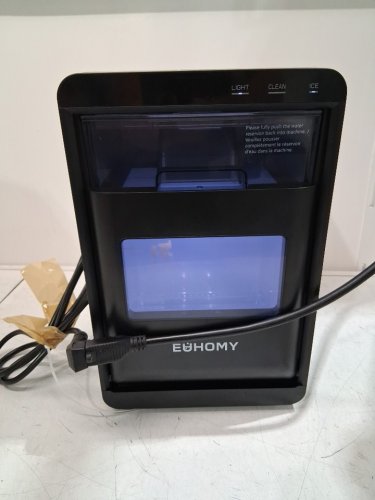 EUHOMY Self-Cleaning Countertop Nugget Ice Maker - 40Lbs/24H - Black (model: IM017-Nbl-caeh) image 7