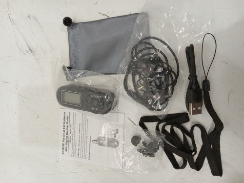swdstp Personal Portable FM Radio with Digital Tuning LCD Display - black (model: swd-727) image 3