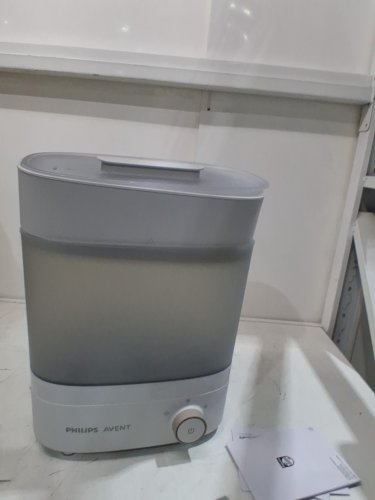 PHILIPS AVENT Advanced Electric Steam Sterilizer dry and store - HOLDS 6 STANDARD BOTTLES - WHITE (MODEL: SCF291/00) image 3