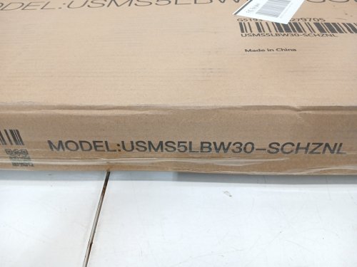 REIBII ADJUSTABLE 5-TIER STORAGE SHELVING UNIT - 35" X 12" x 72" - BLACK (MODEL: USMS5LBW30-SCHZNL) image 10