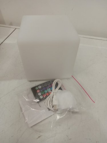 LED CUBE NIGHT LIGHT - 6" - MULTICOLOUR (MODEL: CQ-C15) image 3