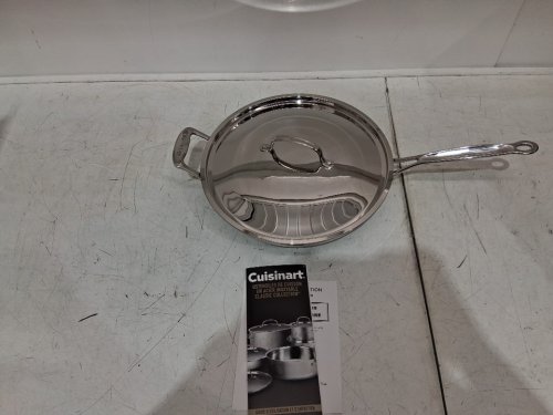 CUISINART CLASSIC COLLECTION SKILLET WITH LID - 12" - stainless steel (model : 722-30hsslc) image 3