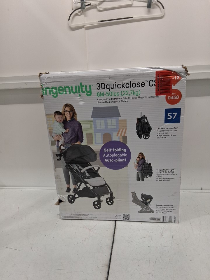 Summer by Ingenuity 3Dquickclose CS+ Compact one touch Folding Stroller - 50LBS max - GREEN/BLACK (MODEL: 31900) image 2