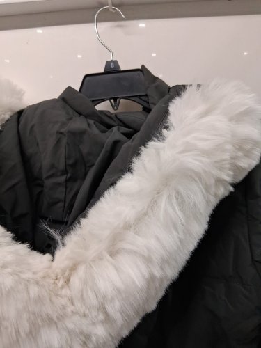 women's Chrisuno Waterproof Removable Faux Fur Trim Hood Winter Parka - large - dark grey (model: MF-W501) image 7