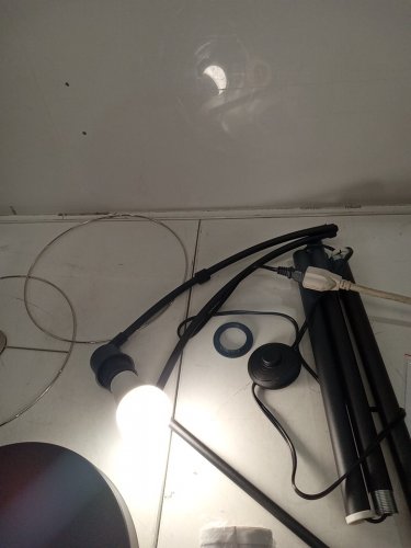 Ambimall Dimmable Arc Floor Lamp - 71" - 3000K-6000K - Beige/Black (Model: BP-F018) image 4